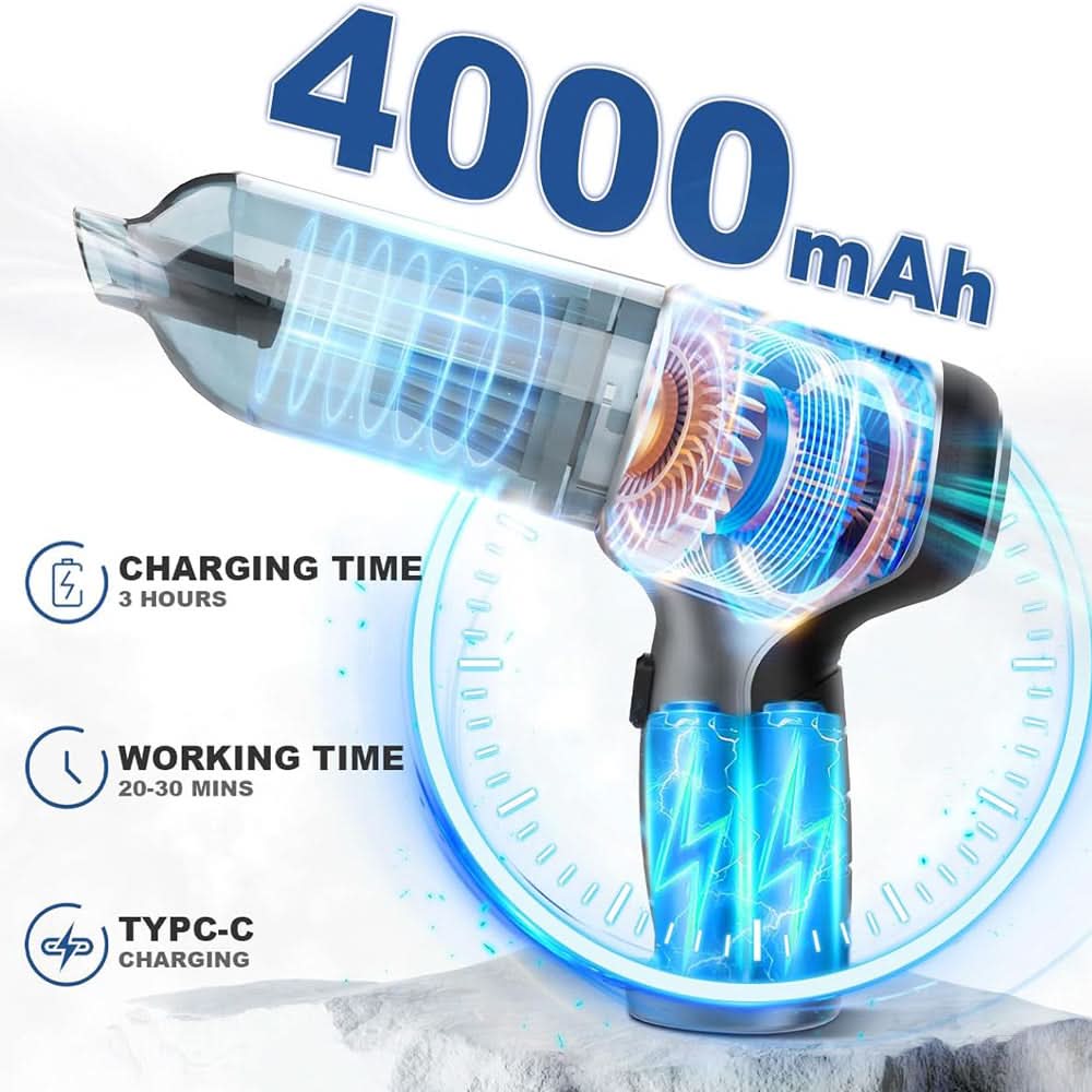 Cordless Handheld Vacuum Cleaner with Strong Suction Power