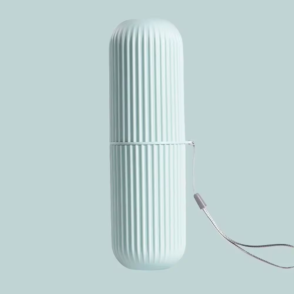 Compact Travel Case for Toothbrush and Toothpaste – Portable Organizer