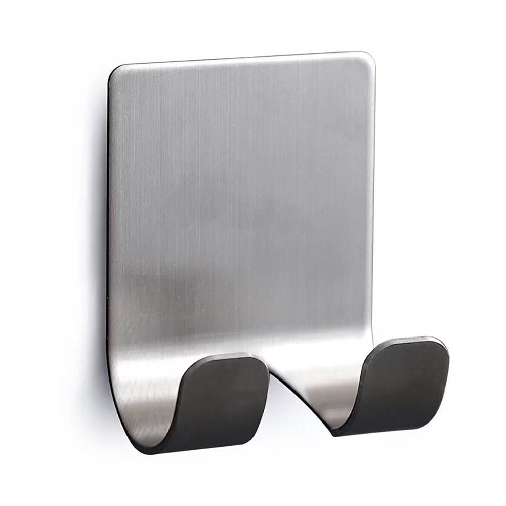 Punch-Free Razor Holder in Space Aluminum for Neat Bathroom Storage