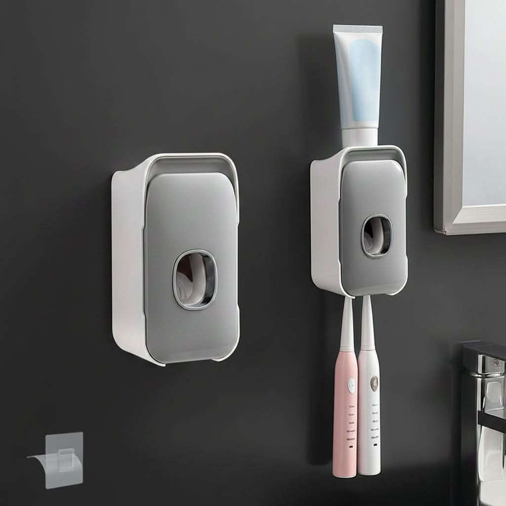 Toothpaste Dispenser – Manual Organizer for a Tidy Bathroom
