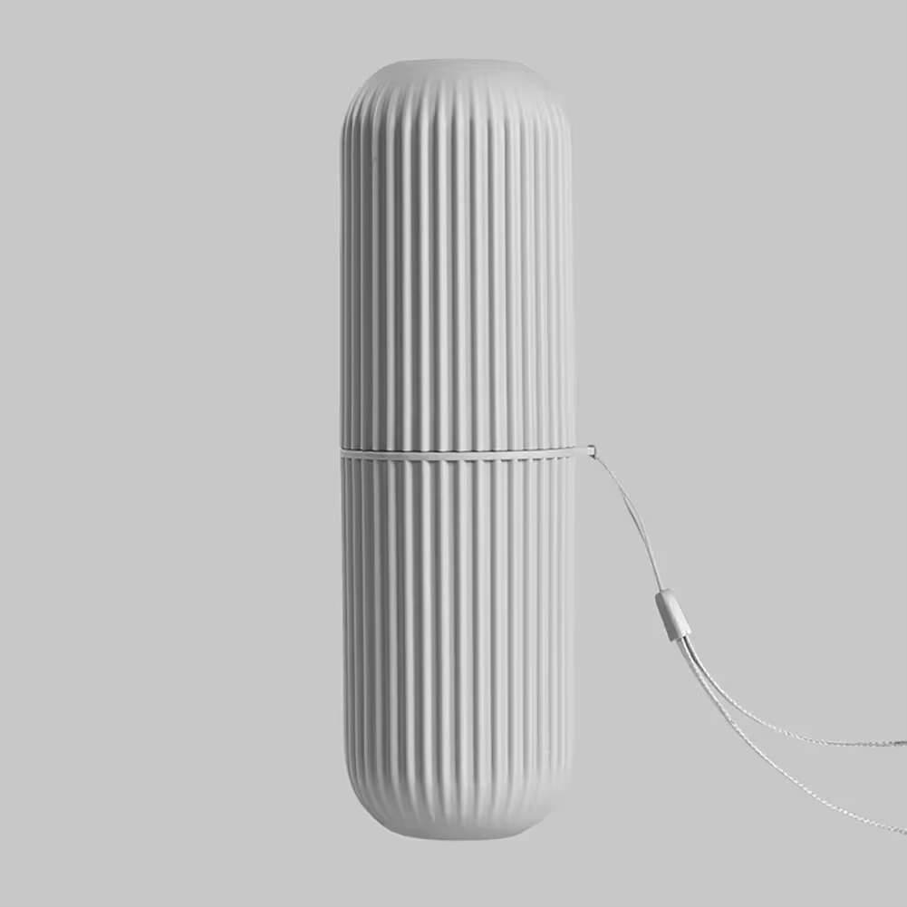 Portable Toothbrush and Toothpaste Holder for Travel – Compact Hygiene Case