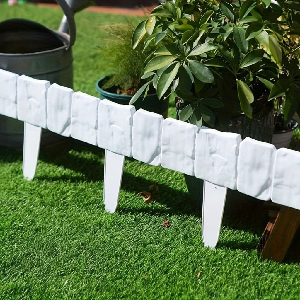 Decorative Garden Edging Stones for Neat Lawn Borders