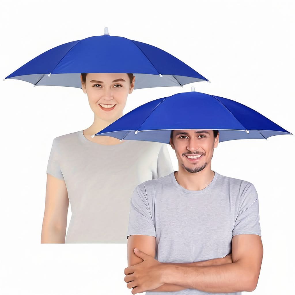 Hands-Free Umbrella Hat for Sun Protection – Lightweight Outdoor Gear