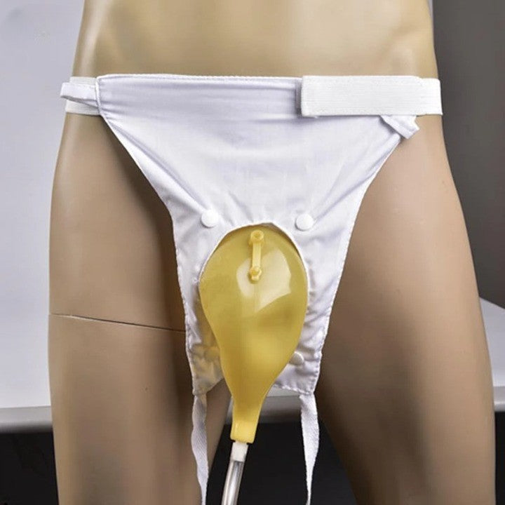 Washable Incontinence Briefs with Urine Collection Pouch - Approved for Seniors