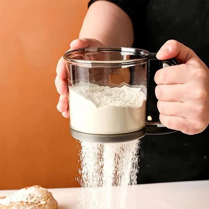250 ml Baking Sieve – Crank Handle Flour Sifter