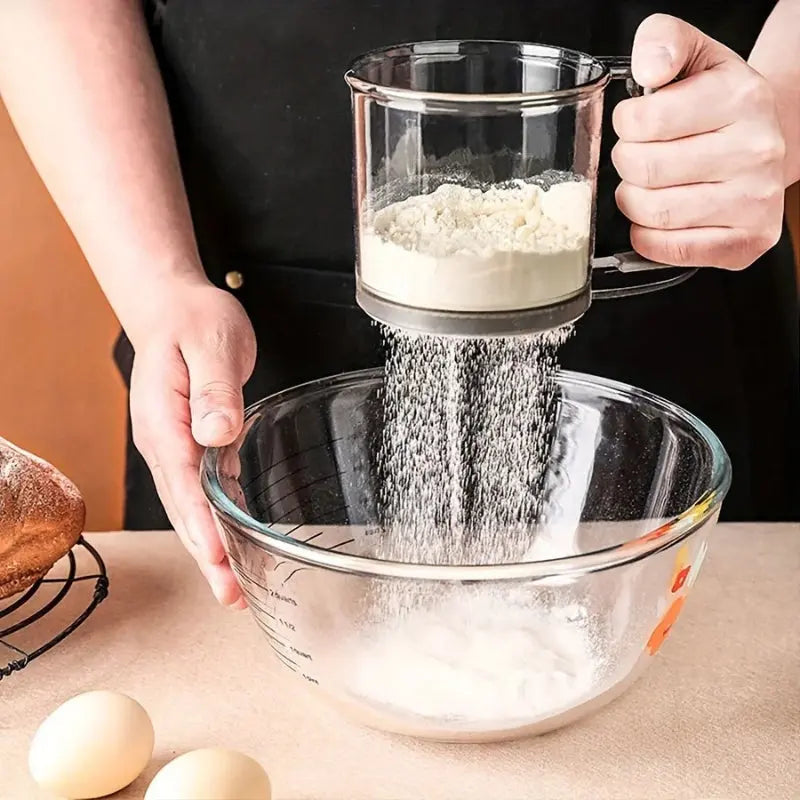 250 ml Baking Sieve – Crank Handle Flour Sifter