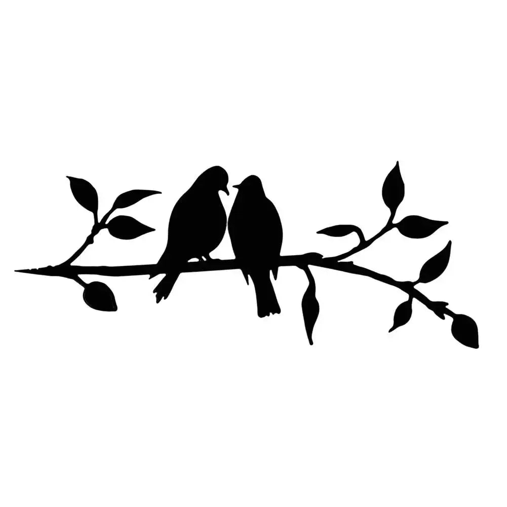 Elegant Silhouette of a Bird – Decorative Metal Wall and Garden Art