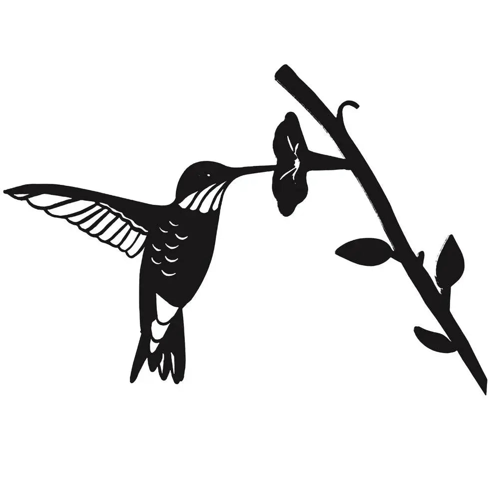 Elegant Silhouette of a Bird – Decorative Metal Wall and Garden Art