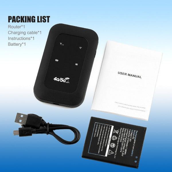 Portable 4G/5G LTE WiFi Router – Unlocked Mobile Hotspot