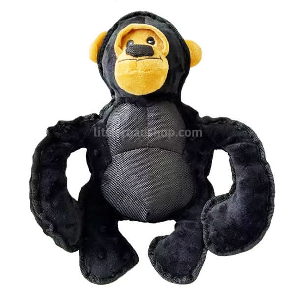 Durable Rubber Dog Toy with Built-In Squeaker for Chewing