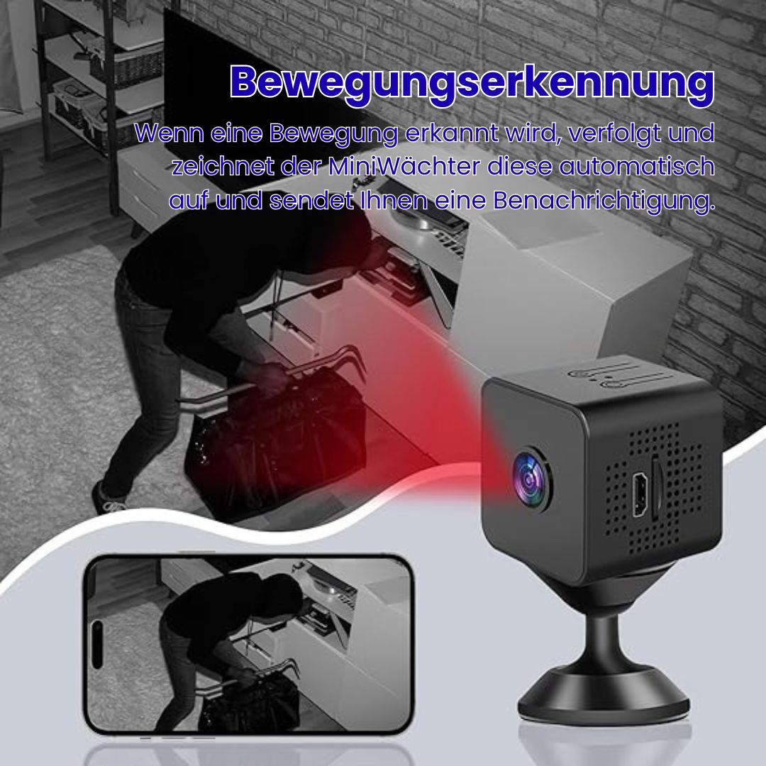 Mini Camera | Remote Monitoring Anywhere | Night Vision and Motion Detection