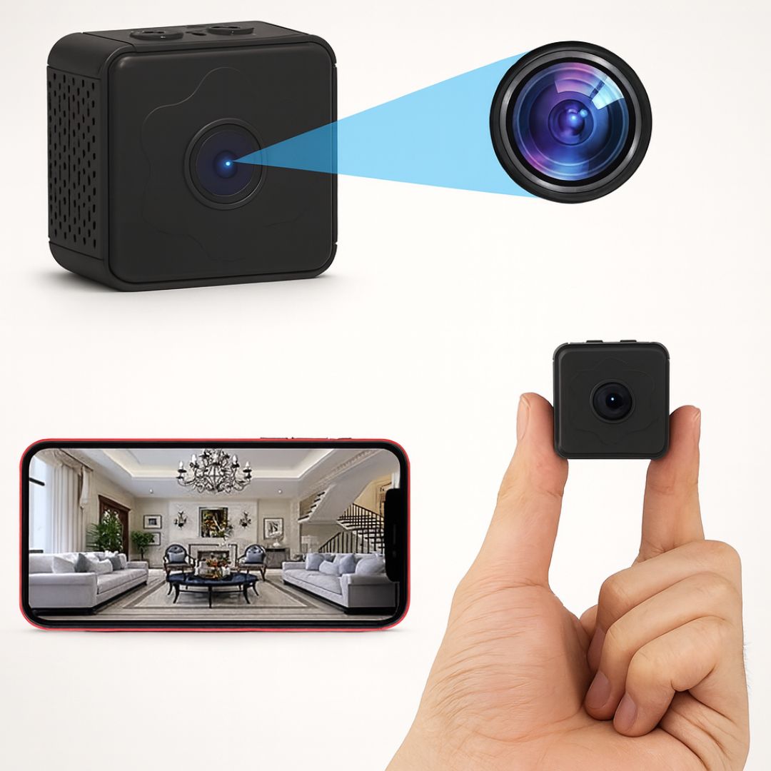 Mini Camera | Remote Monitoring Anywhere | Night Vision and Motion Detection