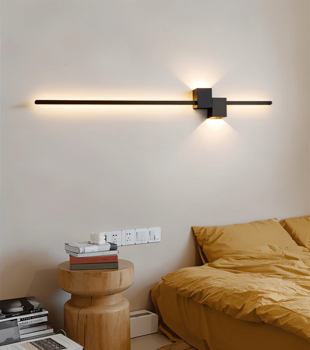 SleekGlow - Elegant LED Wall Fixture for Indirect Light