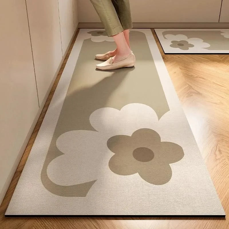 Non-Slip Kitchen Floor Mat with Cushioning and Mold-Resistant Material