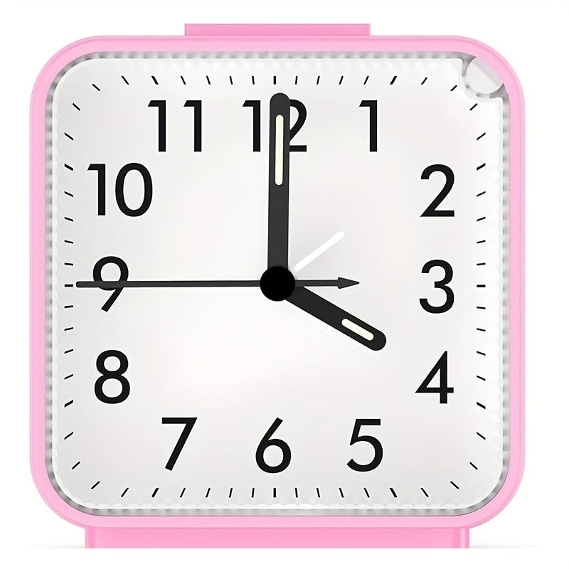 Sleek Quiet Alarm Clock with Clear Display and Soothing Wake-Up Tone