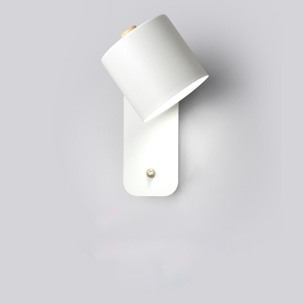 Sleek Indoor LED Sconce with Integrated Switch for Modern Living