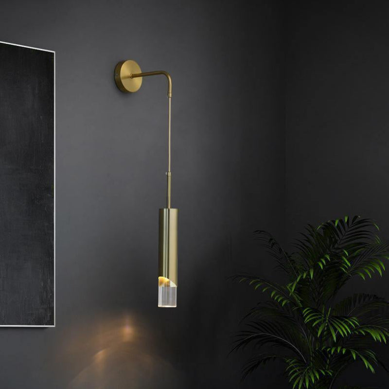 Sleek Aluminum Wall Light with Built-in LED – 20 cm Diameter