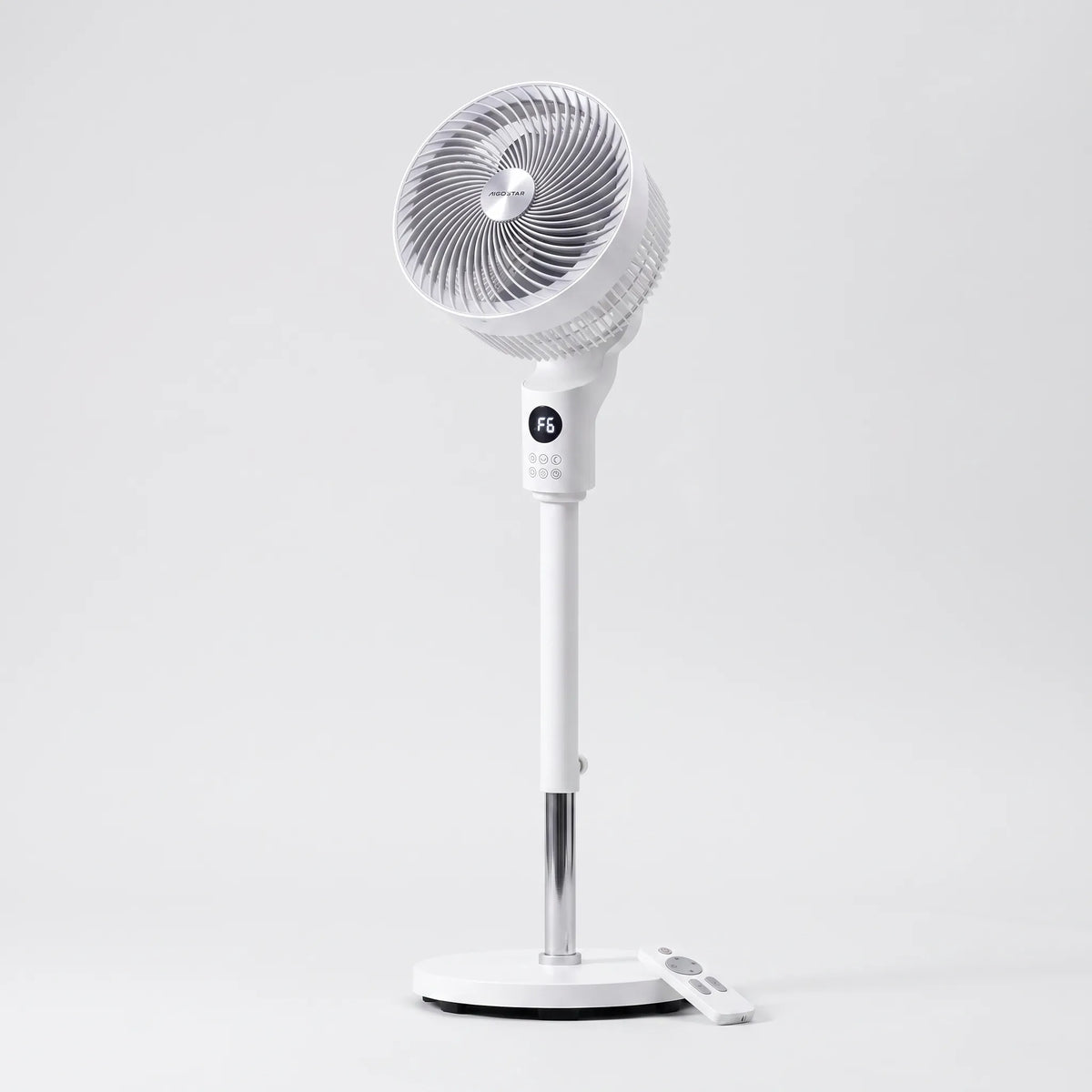 3D Standing Fan with Remote Control – Adjustable Height and Timer, Quiet Operation