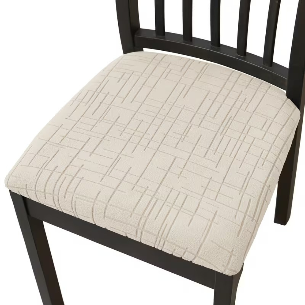 Elastic Dining Chair Covers with Cross Design – Modern Stretch Fit