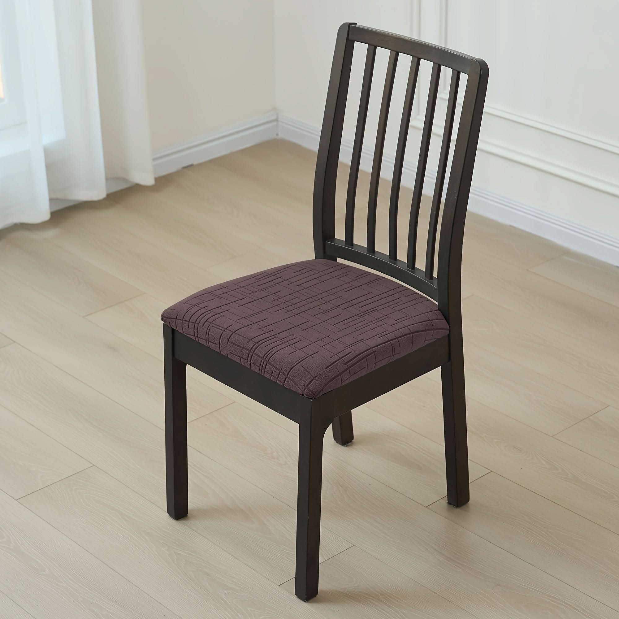 Elastic Dining Chair Covers with Cross Design – Modern Stretch Fit