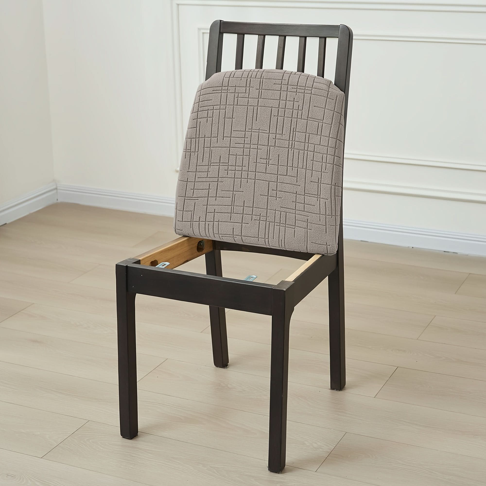 Elastic Dining Chair Covers with Cross Design – Modern Stretch Fit