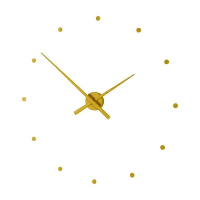 Contemporary Silent Wall Clock - Battery Powered Decor