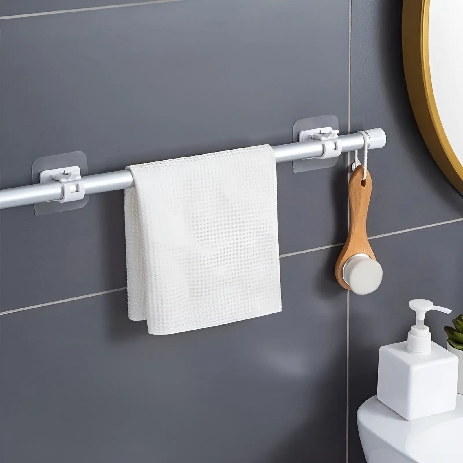 Easy-to-Install Curtain Rod Brackets for Secure Mounting