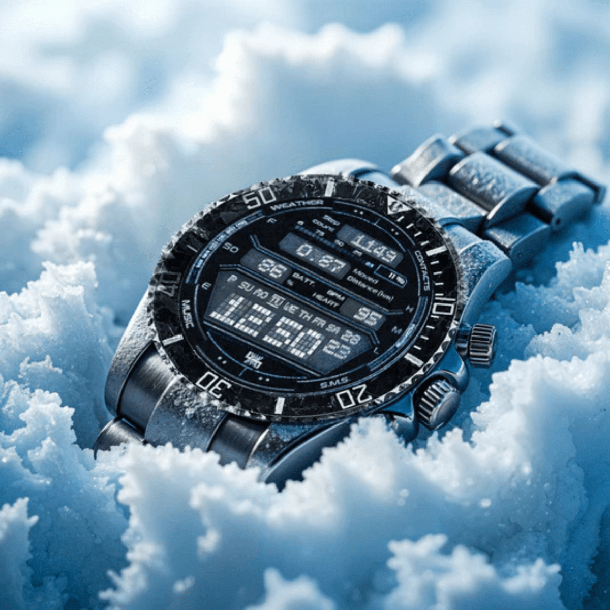 Tactical Smartwatch with GPS for Daily Adventures