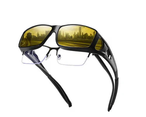Night Driving Glasses | Glare Protection | Completely Blocks Side Light