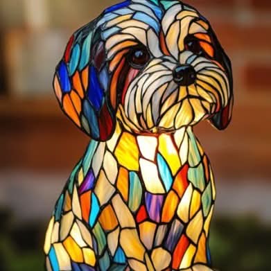 Pet-Themed Night Light | Warm Glow | USB Powered with Switch