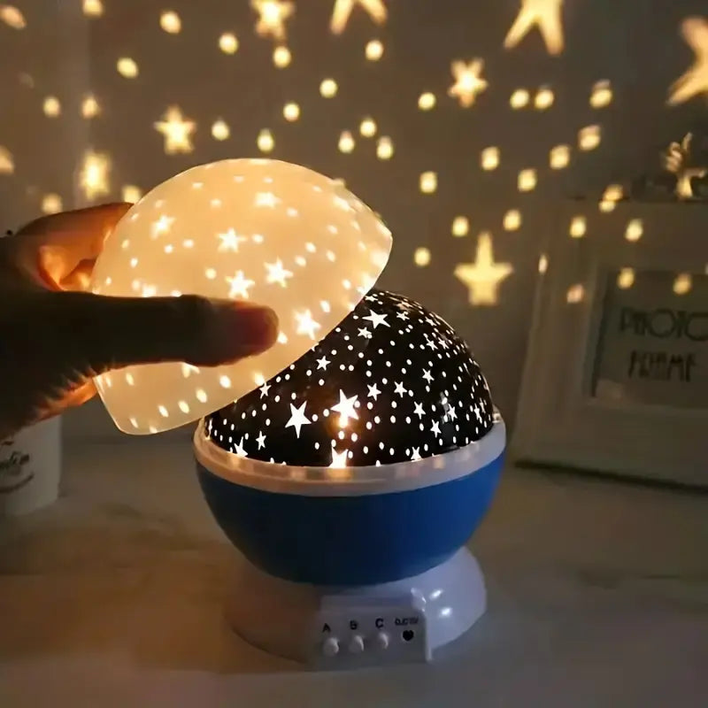 LED Projector Night Light – Starry Sky for Children's Room and Bedroom