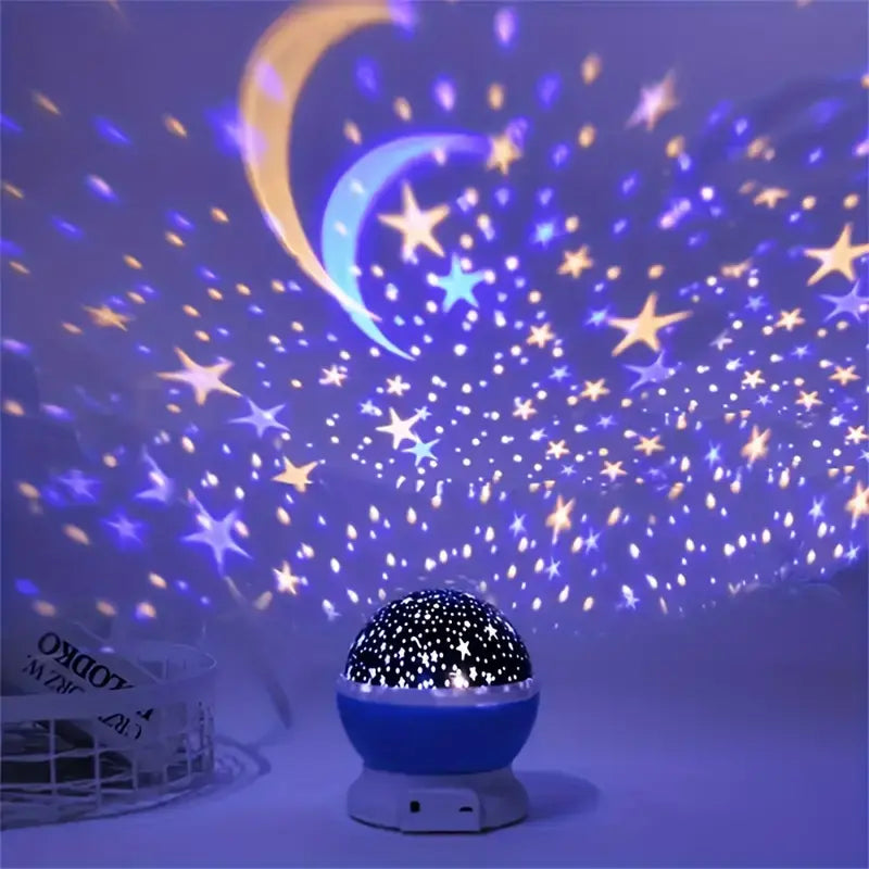 LED Projector Night Light – Starry Sky for Children's Room and Bedroom