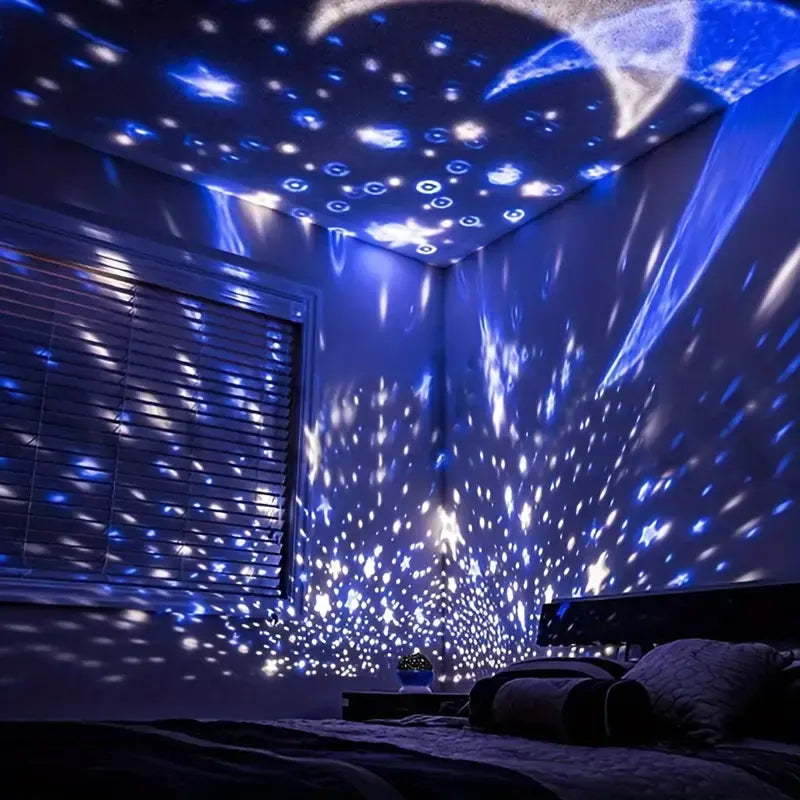 LED Projector Night Light – Starry Sky for Children's Room and Bedroom