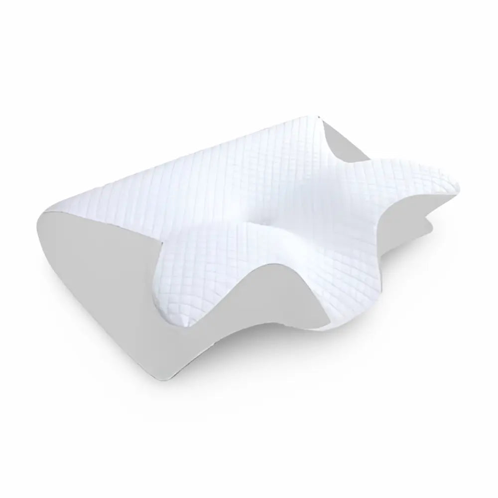 Memory Foam Neck Pillow for Back and Side Sleepers - Orthopedic Design