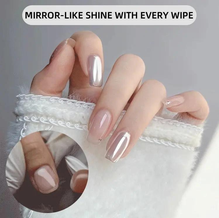 Chrome Nail Powder for Stunning Mirror Finish on Nails