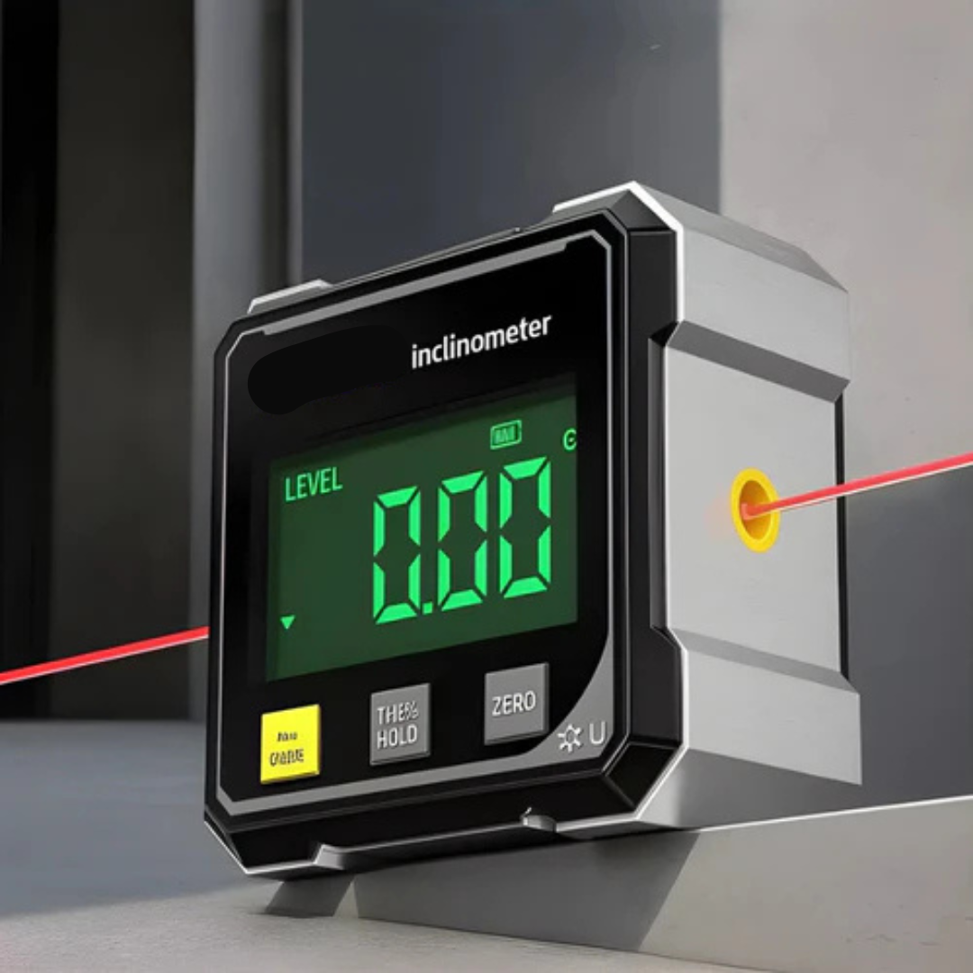 Digital Inclinometer | Magnetic Laser Precision Level Gauge
