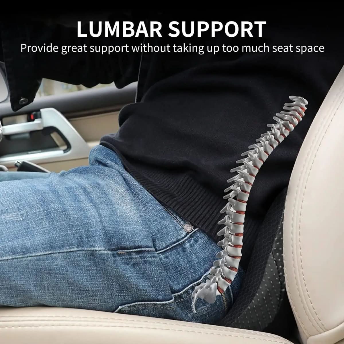 Sciatica Support Seat Cushion for Improved Posture and Comfort