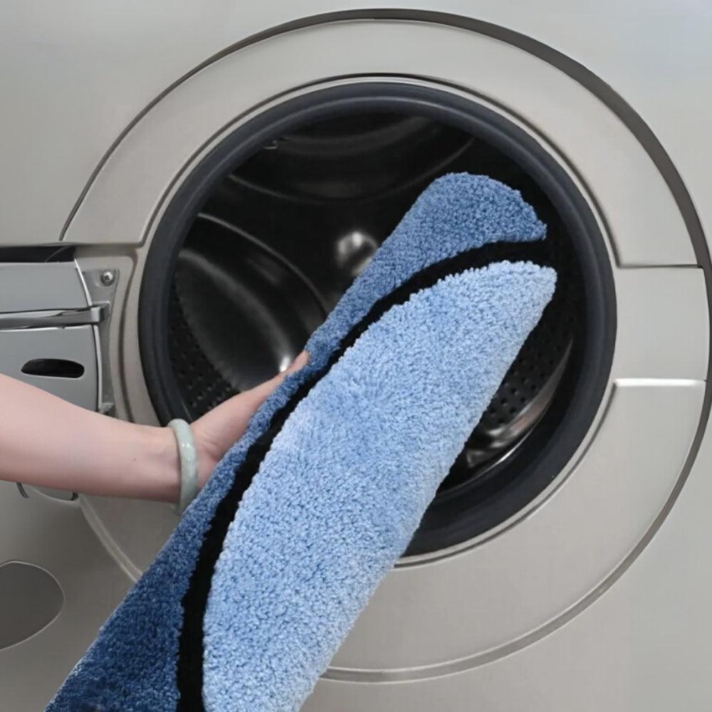 SoftWave Indoor Bath Mat with Non-Slip Base