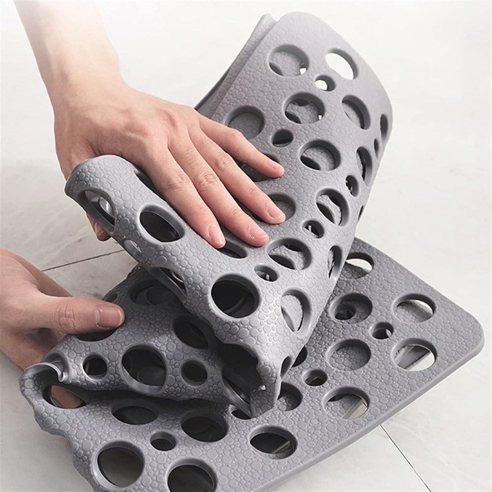 Secure & Stylish Shower Mat with Antimicrobial Features