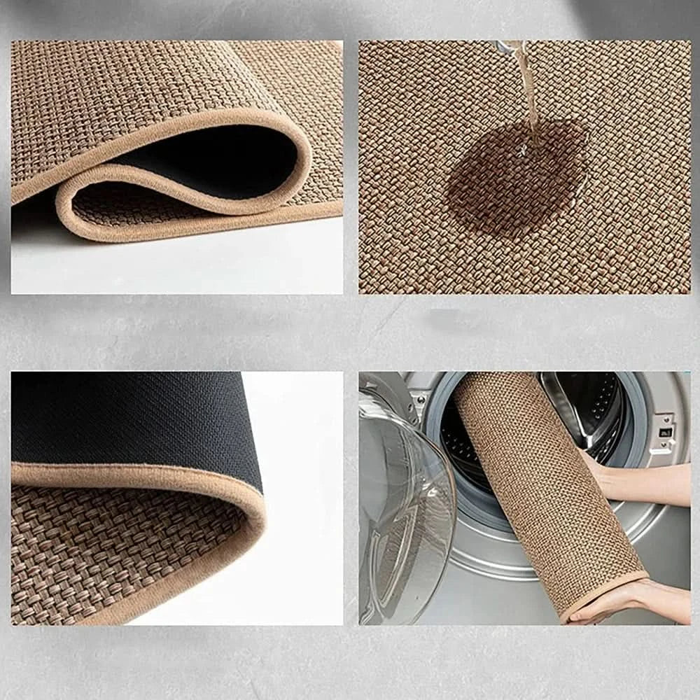 Washable Kitchen Runner Rug with Non-Slip Backing
