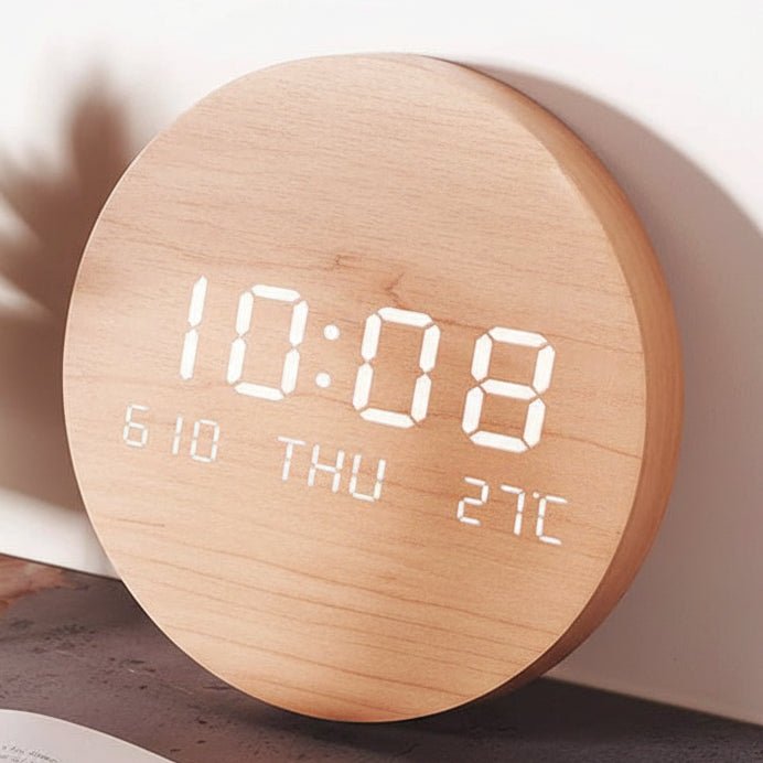 Scandinavian Style Digital Clock for Tables
