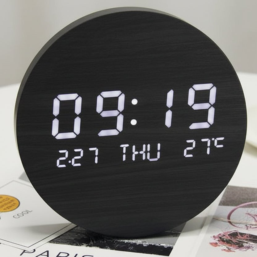 Scandinavian Style Digital Clock for Tables
