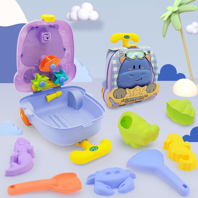 Children's Trolley for Beach Toys with Included Accessories