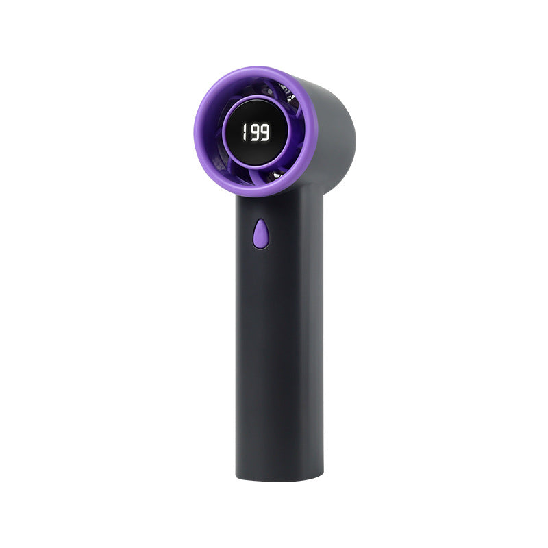 Handheld Mini Fan with Digital Speed Indicator – Cool Air for Home, Office & Outdoor Activities