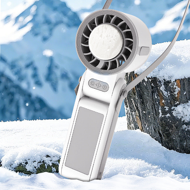 Handheld Cooling Fan with Adjustable Tilt and Strong Battery – Ideal for Home, Office & Summer Activities