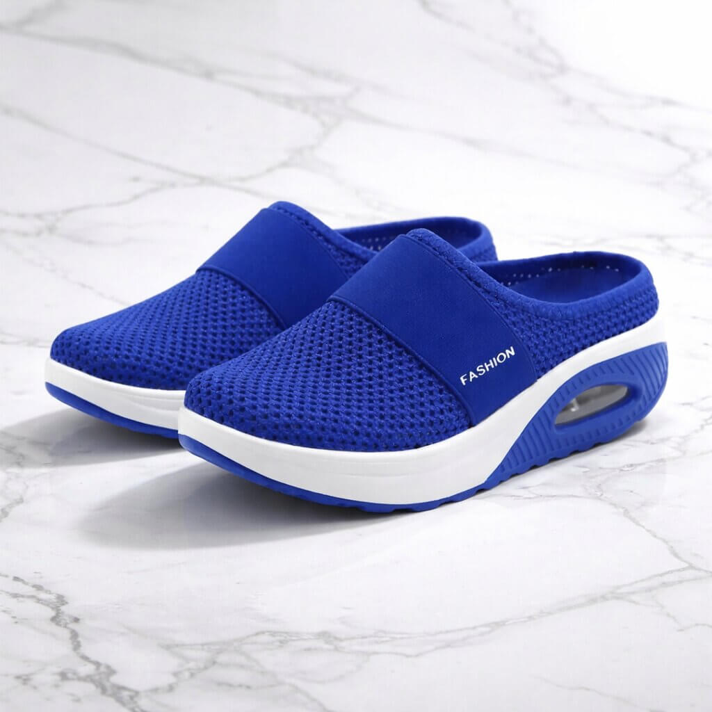 Breathable Mesh House Slippers | Easy Slip-On Design