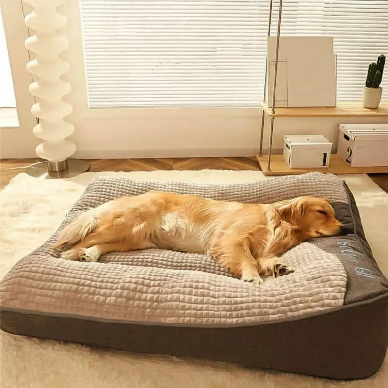 Orthopedic Dog Bed for Large Breeds – Padded Edges for Comfort