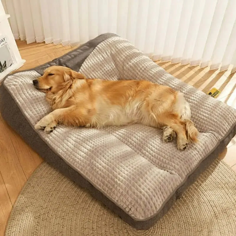 Orthopedic Dog Bed for Large Breeds – Padded Edges for Comfort
