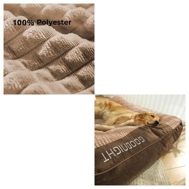 Orthopedic Dog Bed for Large Breeds – Padded Edges for Comfort