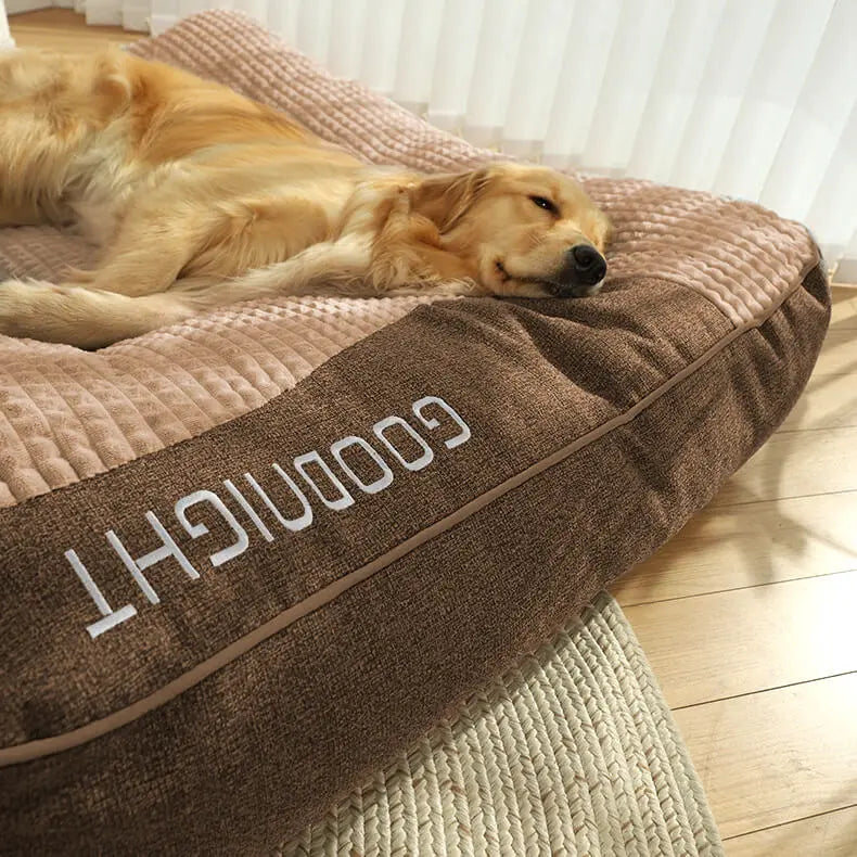Orthopedic Dog Bed for Large Breeds – Padded Edges for Comfort